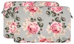 Wonder Sleeve Laptop 15-16 inches grey and roses