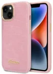Guess GUHCP14MHGCRHP iPhone 14 Plus | 15 Plus 6.7" r&oacute;żowy|pink hardcase Croco Collection