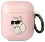 Karl Lagerfeld KLA2HNCHTCP Airpods 1|2 cover r&oacute;żowy|pink Ikonik Choupette