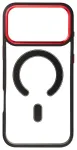 Color Edge Mag telefoni &uuml;mbris MagSafe toega iPhone 17 Pro Max must punane