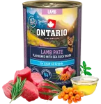 Konservid koertele - Ontario Adult Lamb Pate with Sea Buckthorn Flavor 400g