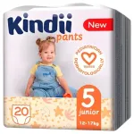 Diapers Kindii junior size 5 (12-17 kg) 20 pcs.
