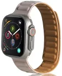 Beline Magnetic nutikella rihm Apple Watch (42/44/45/49 mm) jaoks | silikoonist | khaki