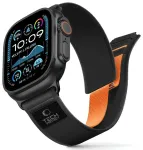 Tech-Protect nutikella rihm Apple Watch 8/9/10/11/SE/Ultra (44/45/46/49 mm) jaoks | nailonist | must/oranž
