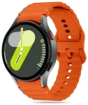 Tech-Protect Silicone Sport nutikella rihm Samsung Galaxy Watch 4/5/5 Pro/6/7/FE jaoks | silikoonist | oranž