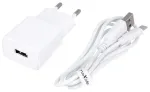 Maxlife MXTC-01 reisilaadija | 5W | USB-A | komplektis USB-C kaabel | valge