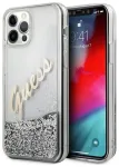 Guess GUHCP12LGLVSSI iPhone 12 Pro Max 6,7" h&otilde;bedane k&otilde;va &uuml;mbris Glitter Vintage Script