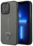 Guess GUHCP13XPSATLG iPhone 13 Pro Max 6,7" h&otilde;bedane|silver hardcase SaffianoTriangle Logo &uuml;mbris