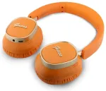 Guess Rectangle Metal Script Logo ENC Wireless Headphone Orange