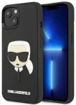 Karl Lagerfeld KLHCP14MKH3DBK iPhone 14 Plus 6,7" must / black k&otilde;va &uuml;mbris 3D Rubber Karl`s Head
