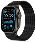 Tech-Protect Nylon Sport nutikella rihm Apple Watch 8/9/10/11/SE/Ultra (44/45/46/49 mm) jaoks | nailonist | must