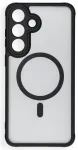 Full Matte telefoni &uuml;mbris MagSafe toega Samsung Galaxy S26 FE (S741) must