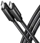 Axagon BUCM32-CM10AB andmeedastus- ja laadimiskaabel | USB-C kuni USB-C