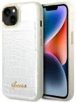 Guess GUHCP14MHGCRHS iPhone 14 Plus | 15 Plus 6.7" srebrny|silver hardcase Croco Collection