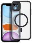 FULL MATTE MAG COVER telefoni &uuml;mbris MagSafe toega iPhone 11 must