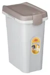 Konteiner lemmikloomatoidu hoidmiseks 6kg 15L 33x22x41cm valge/helehall