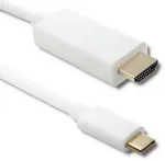 Qoltec USB 3.1 t&uuml;&uuml;p C isane / HDMI A isane kaabel | 4K | Alternate mode | 1m