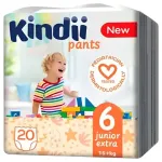 Diapers Kindii junior extra size 6 (15+kg) 20 pcs.