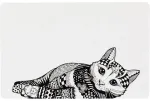 Alusmatt kausside alla : Trixie Zentangle place mat, 44 &times; 28 cm