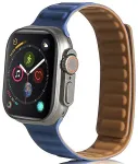 Beline nutikella rihm Apple Watch (42/44/45/49 mm) jaoks | roostevaba teras | sinine