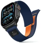 Tech-Protect nutikella rihm Apple Watch 8/9/10/11/SE/Ultra (44/45/46/49 mm) jaoks | nailonist | tumesinine/oranž