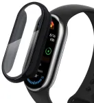 Tech-Protect Defense360 smartwatch case for Xiaomi Mi Band 9 / 9 NFC | with built-in glass | black