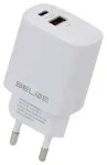 Seina-reisilaadija | 20W | USB-C, USB-A | valge