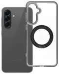 Frame Circle Stand telefoni &uuml;mbris alusega ja MagSafe toega Samsung Galaxy A56 (A566) must