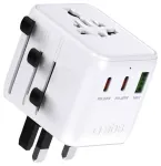 SBS Universal Travel Adapter reisilaadija | 20W | PD | USB-A, USB-C