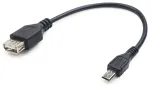HQ Micro-USB OTG hostiadapter, isane Micro-USB - emane USB Type-A