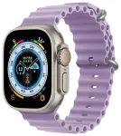 Riff "Ocean" silikoonist rihm Apple iWatch seeriale 42 /44 /45 /49 mm Hele lilla
