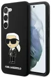 Karl Lagerfeld KLHCS23SSNIKBCK Ikonik telefonikaas Samsung Galaxy S23 jaoks, must