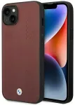 BMW BMHCP14S22RFGR &uuml;mbris iPhone 14 6,1" burgundia nahast teemantmustriga