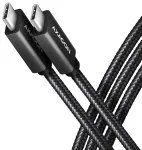 Axagon BUCM32-CM20AB andmeedastus- ja laadimiskaabel | USB-A kuni USB-C