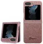 Guess Glitter Script telefoni &uuml;mbris Samsung Galaxy Z Flip 5 (F731) roosa