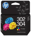 Tindikassett HP 302/304 B7RT6AE kolmev&auml;rviline