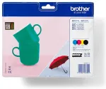 Tindikassettide komplekt Brother LC227XLVALBP must, ts&uuml;aan, magenta, kollane