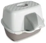 Cat toilet Tres Chic Outdoor 56x54.5x39cm white|light gray