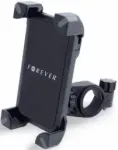 Forever BH-110 universaalne (9x18cm) rattaraami hoidik telefonile | GPS, must