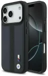 Case BMW M Perforated Stripe Logo MagSafe for iPhone 17 Pro navy blue