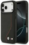 BMW M Carbon Line & Logo phone case with MagSafe support for iPhone 17 Pro Max red