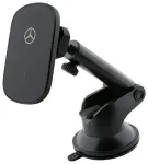Mercedes Wireless Charger MEWCCGSLK 15W for Vent/Window Black Silver Stars MagSafe