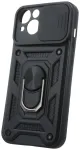 Defender Slide telefoni &uuml;mbris alusega iPhone 14 must (kaamera kaitsega)