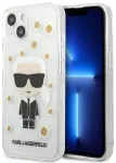 Karl Lagerfeld Ikonik Flower telefoni &uuml;mbris iPhone 13 Mini l&auml;bipaistev