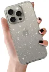 Crystal Glitter telefoni &uuml;mbris iPhone 13 Pro Max h&otilde;bedane