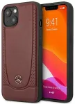 Mercedes MEHCP14MARMRE iPhone 14 Plus | 15 Plus 6,7" czerwony|red hardcase Leather Urban Bengale