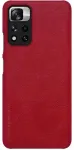 Nillkin Qin raamatut&uuml;&uuml;pi telefoni &uuml;mbris Redmi Note 11 Pro+ | Xiaomi 11i punane