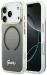 Guess IML Gradient Script Metal telefoni &uuml;mbris MagSafe toega iPhone 17 Pro must