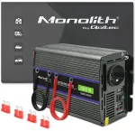 Qoltec Monolith voltage converter 2000 MS Wave |12V to 230V | 1000/2000W | USB