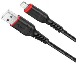 Hoco X59 andmeedastus- ja laadimiskaabel | USB-A kuni Lightning | 12W | 1m | must